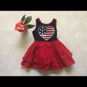 Red white and blue dress